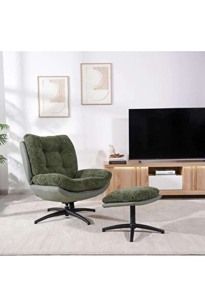 PAN HOME Amore Accent Chair+ottoman