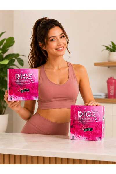 teadetox Diox Tea 60 Saşe |   2-Month Package |   Practical Single Sachet Tea