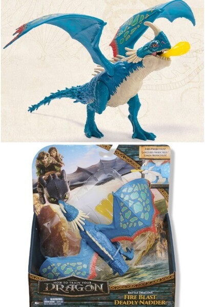 TOYFEST Ejderhanı Nasıl Eğitirsin Sesli Ejderha Fire Blast Deadly Nadder