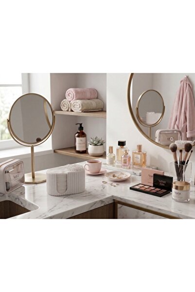 craftopya Pamuk ve Kulak Çubuğu Düzenleyici - Dekoratif Banyo Organizeri - Beyaz