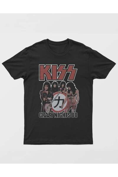 buzagi tasarım ürünleri Kiss Regular Unisex T-Shirt