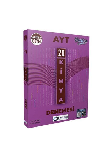Oksijen Yayınları Ayt 20 Kimya Denemesi Birebir ösym