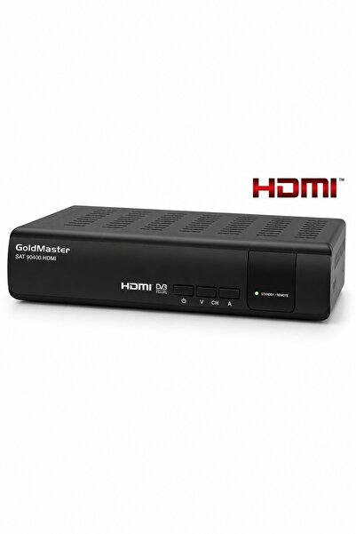 GOLDMASTER 90400 HDMI Çıkışlı Tüplü TV Uyumlu Scart Uydu Alıcısı