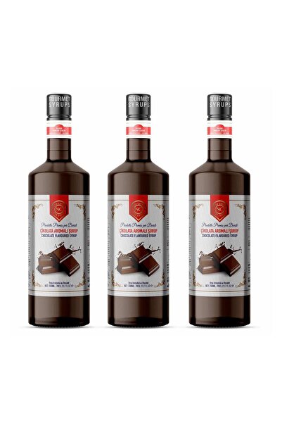 Nish Coffee Nish Çikolata Aromalı Şurup 3 x 700 ML - Pet Şişe