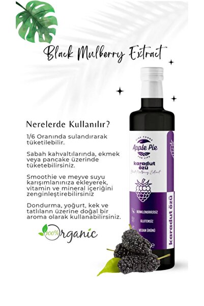 applepiefoods Karadut Özü 2 Adet