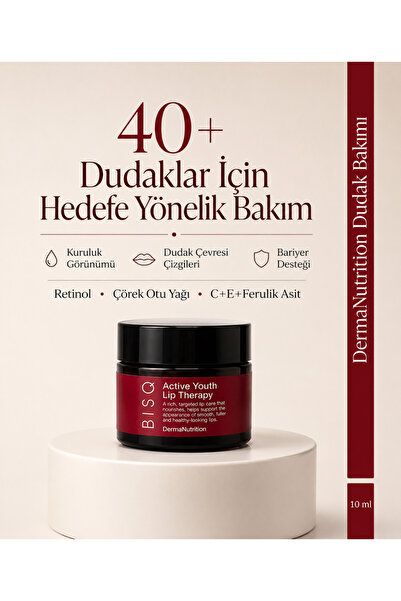 Bisque Active Youth Lip Therapy — Retinol | Çörek Otu Yağı | C+E+Ferulik Asit...