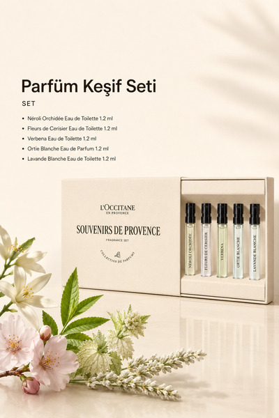 L'Occitane Parfüm Keşif Seti, 5'li, 5x1.2 ml