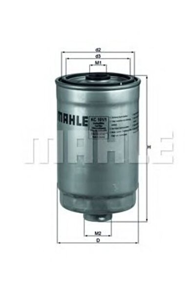 Mahle Original Filtru de combustibil KC 101/1