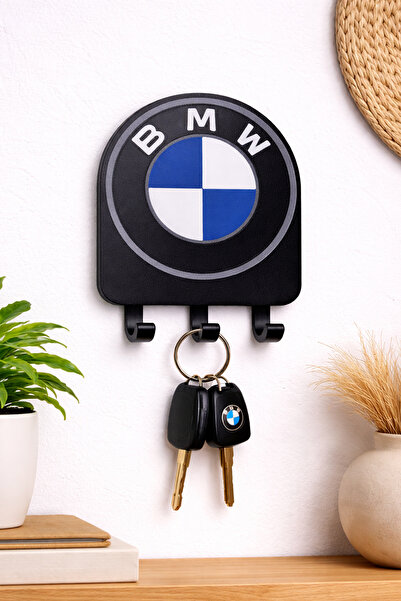 Yapı3D BMW Logolu Anahtar Askılığı – Duvar Tipi Anahtarlık Askısı 96x112mm