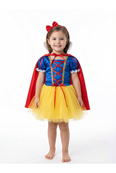 joyland Kids Snow White Cosplay Costume Dress for Girls Party Dress - Blue an...