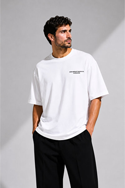 THE RULE Tricou unisex Missing Someone imprimat oversize 100% bumbac cu croia...