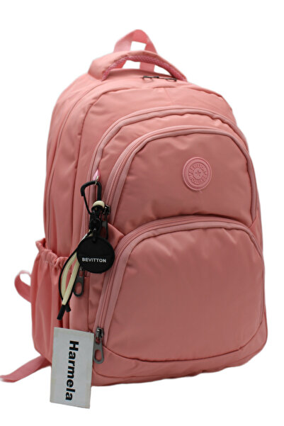Harmela 34600 Waterproof Fabric Multi-Compartment School Bag Unisex School Ba...
