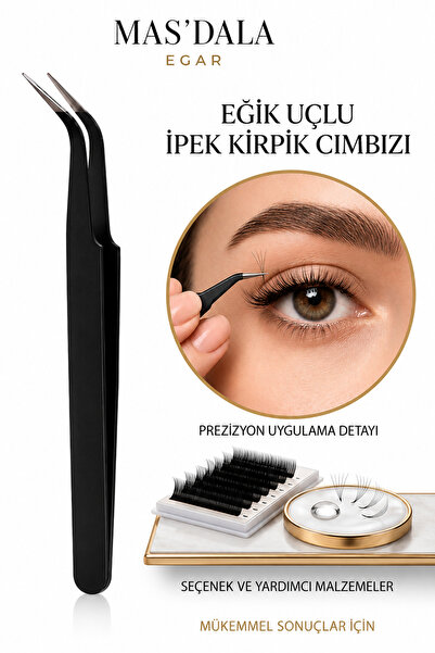 Mas'dala EGAR Profesyonel Eğimli Kaş Cımbızı Paslanmaz Çelik Batık Kıl Alıcı ...