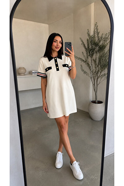 Velista Women's Modal Fabric Short Sleeve Polo Collar Soft Textured Stripe De...