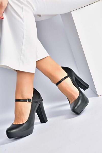 Fox Shoes حذاء سهرة نسائي بكعب عالي أسود M348007209