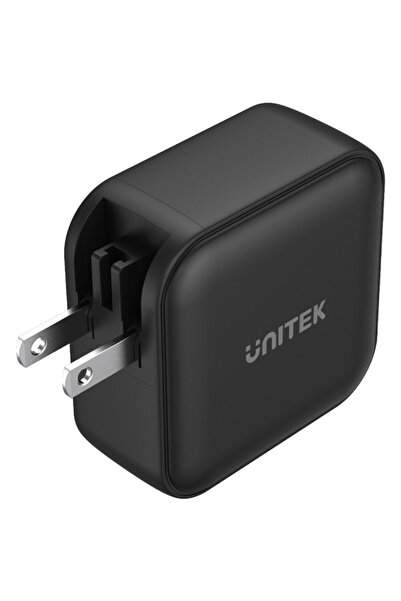 Unitek ÎNCĂRCĂTOR GAN 4 PORTURI, PD 100W, QC3.0, USB-C, negru