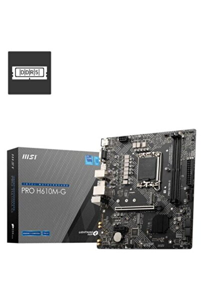 MSI PRO H610M-G, Intel H610, Socket 1700, mATX