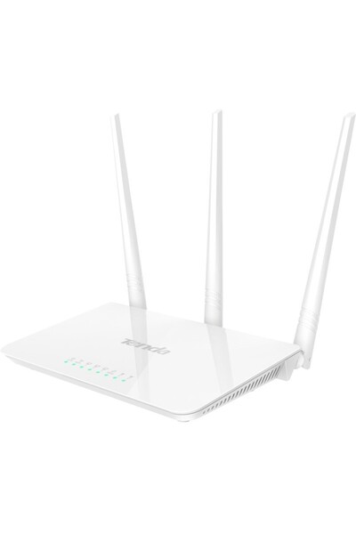 Tenda F3 Router 3 Port-uri Wireless N 300Mbps, 3 antene fixe (3 x 5dBi)