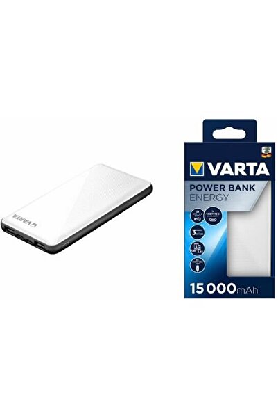 Varta Energie 5000 5.000mAh, 2xUSB A, 1xUSB C Alb