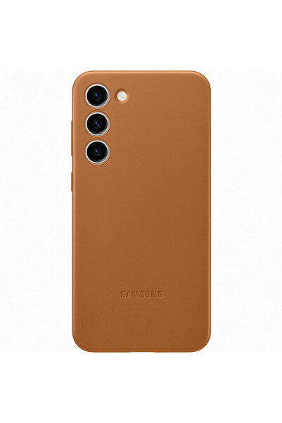 Samsung EF-VS916LAEGWW Кожен калъф Camel за Galaxy S23+ S916