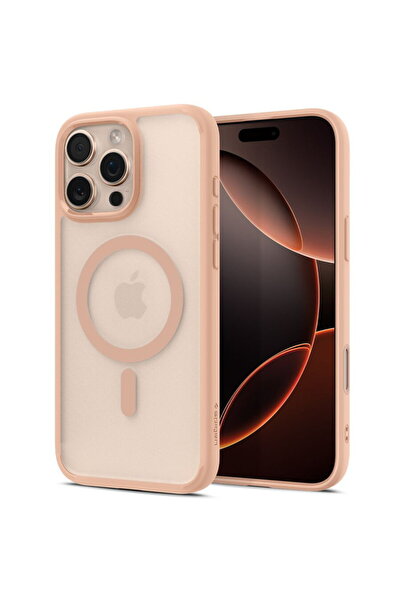 Spigen Husă pentru iPhone 16 Pro - Ultra Hybrid T MagSafe - Frost Rose Titanium