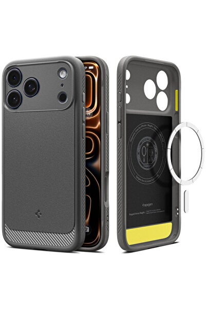Spigen Θήκη για iPhone 17 Pro - Ανθεκτική Θωράκιση MagSafe - Γκρι