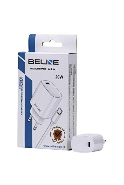 Beline Cablu USB-C + USB-C de 20W, alb