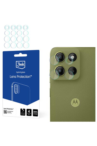 3MK Folie pentru Motorola Moto G15 / G15 Power (set 4) - Protecție lentile - ...
