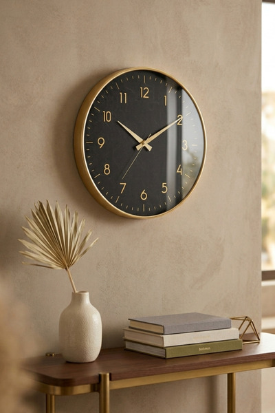 Frapan Home GLX 42 Cm Premium Dekoratif Duvar Saati Sessiz Mekanizmalı Büyük ...