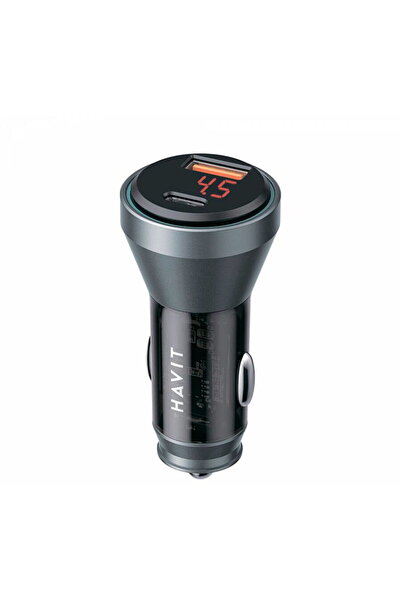 Havit CC2017 USB-C + USB-A 3A 45W Negru
