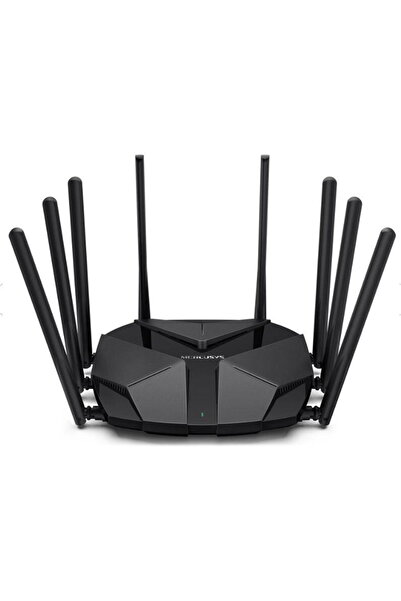 Mercusys MR90X, 2x LAN, Wi-Fi 6, Dual-Band 1148 + 4804 Mbps, Negru