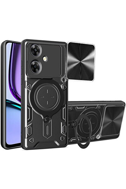 Techsuit Husă pentru Realme Note 60 - CamGuard Pro - Negru