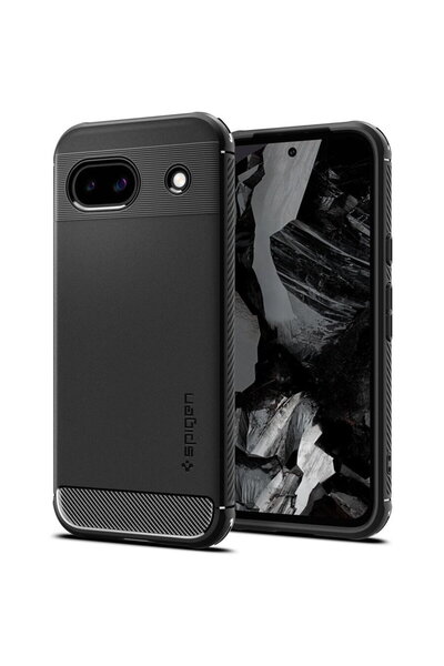 Spigen Husa pentru Google Pixel 8a - Rugged Armor - Black