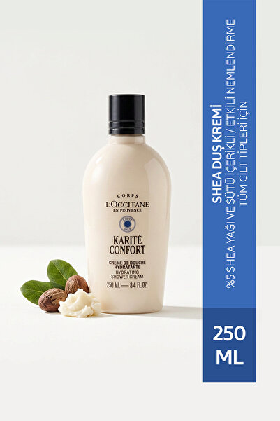 L'Occitane Shea Duş Kremi, Shea Yağı ve Sütü İçeren Nemlendirici ve Besleyici...