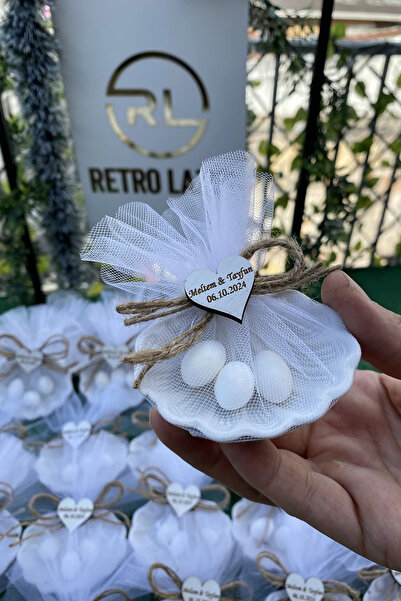 DekoRetro 50 Adet Söz ,Nişan Hediyelik Magnet Nikah Şekeri Kişiye Özel