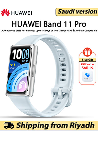 Huawei ساعة Band 11 Pro الذكية، شاشة 1.62 بوصة، عمر بطارية يصل إلى 14 يومًا، ...