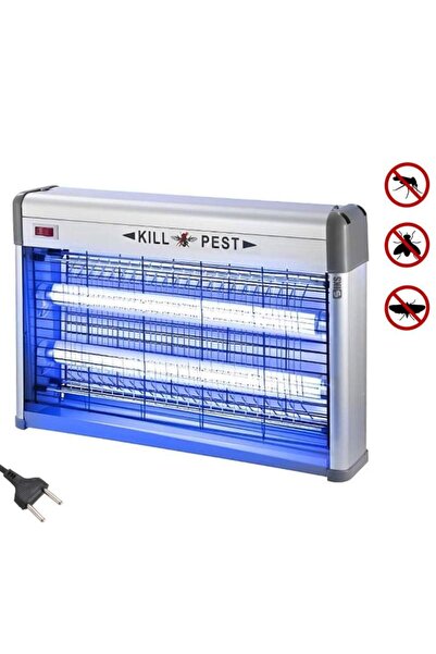 SIKS Dispozitiv anti-insecte cu ultraviolete, lampă UVA, 30W, gri