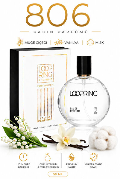 Loopring Perfume 806 Hypnotic Elixir Kadın Parfüm 50 ML Yoğun Pudramsı Kalıcı...