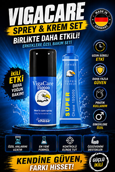 Chase 150000 Etkili Krem ve Sprey Set