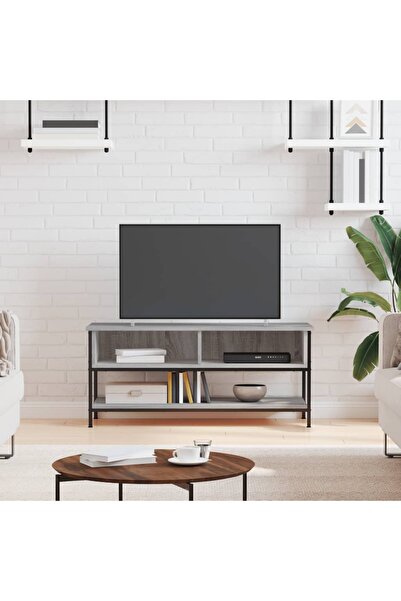 Concept Dulap TV, gri sonoma, 100x35x45 cm, lemn prelucrat