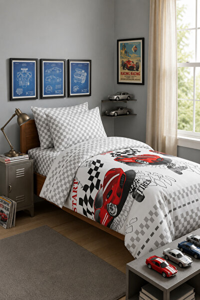 Bella Home New Box Single Duvet Cover Set |   Soft Textured |   Modern Design...