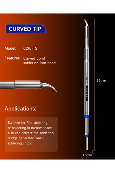 Choice3 رأس مكواة لحام C210 IS MECHANIC C210 K لرأس JBC T210 ومقبض JBC CD-2SD...