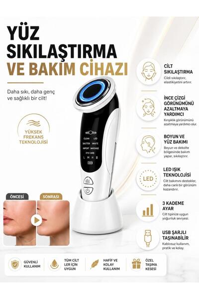 Veltrex Sıkılaştırma cihaz kırışıklık leke Giderme Yüz ütüsü RF Peeling Cilt ...