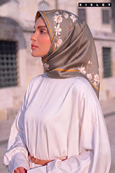 Sisley İPEK SATEN EŞARP-2036-90*90