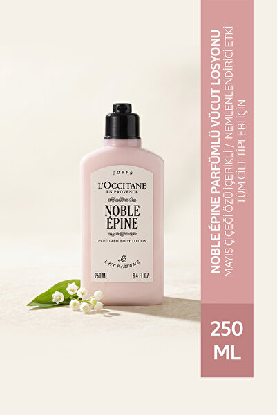 L'Occitane Noble Epine Perfumed Body Lotion, with May Flower Extract, 250 ml