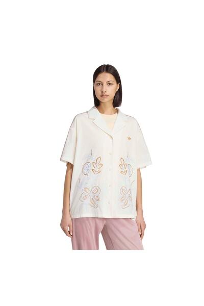 adidas Women's White T-Shirt Resort Shirt Ky3164