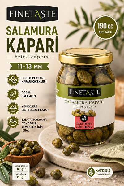 Fine Taste Kapari Çiçeği 11-13 Mm 190 Cc