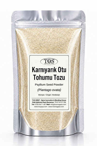 TOS The Organic Spices Karnıyarık Otu Tohumu Tozu 100 gr (1. KALİTE) Plantago...