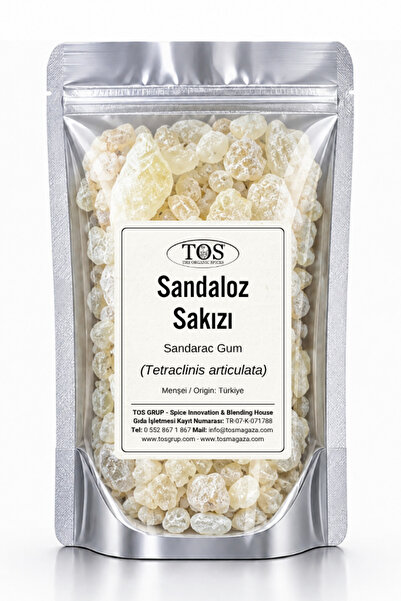 TOS The Organic Spices Sandaloz Sakızı 50 gr (1. Kalite) Tetraclinis articula...