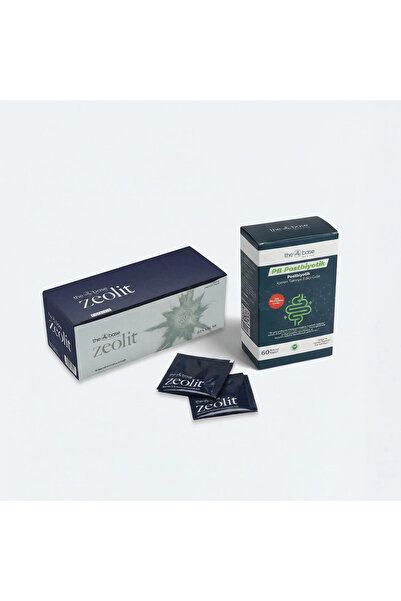 The Base PB Postbiyotik 60 Kapsül ve Zeolit 45 Saşe AVANTAJLI DETOX PAKETİ